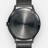 CRONOMETRICS Architect S16 gunmetal / chrome watch (back view)