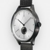 CRONOMETRICS Architect S16 gunmetal / chrome watch (side view)